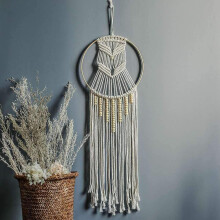 Globe String Lights for Vintage Wedding, Eco-friendly Dreamcatcher with Warm White Light & Timer Functions, Bohemian Style for Home Decor & Festive