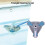 Weighted Triangular Pool Vacuum Head with Side Brush for Corner Cleaning and Easy Hose Connection 3