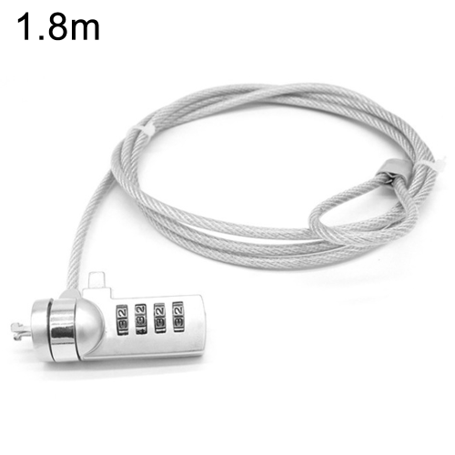 Keyless Combination Lock: Universal Security Slot, Galvanized Wire Rope For Notebook Password Protection 1