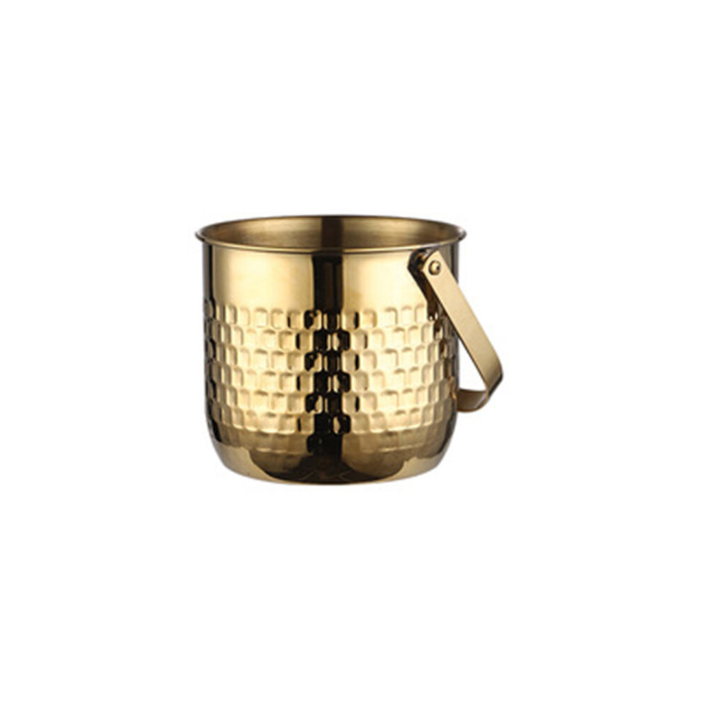 Gold Stainless Steel Ice Bucket For Wine Champagnes Beer- B