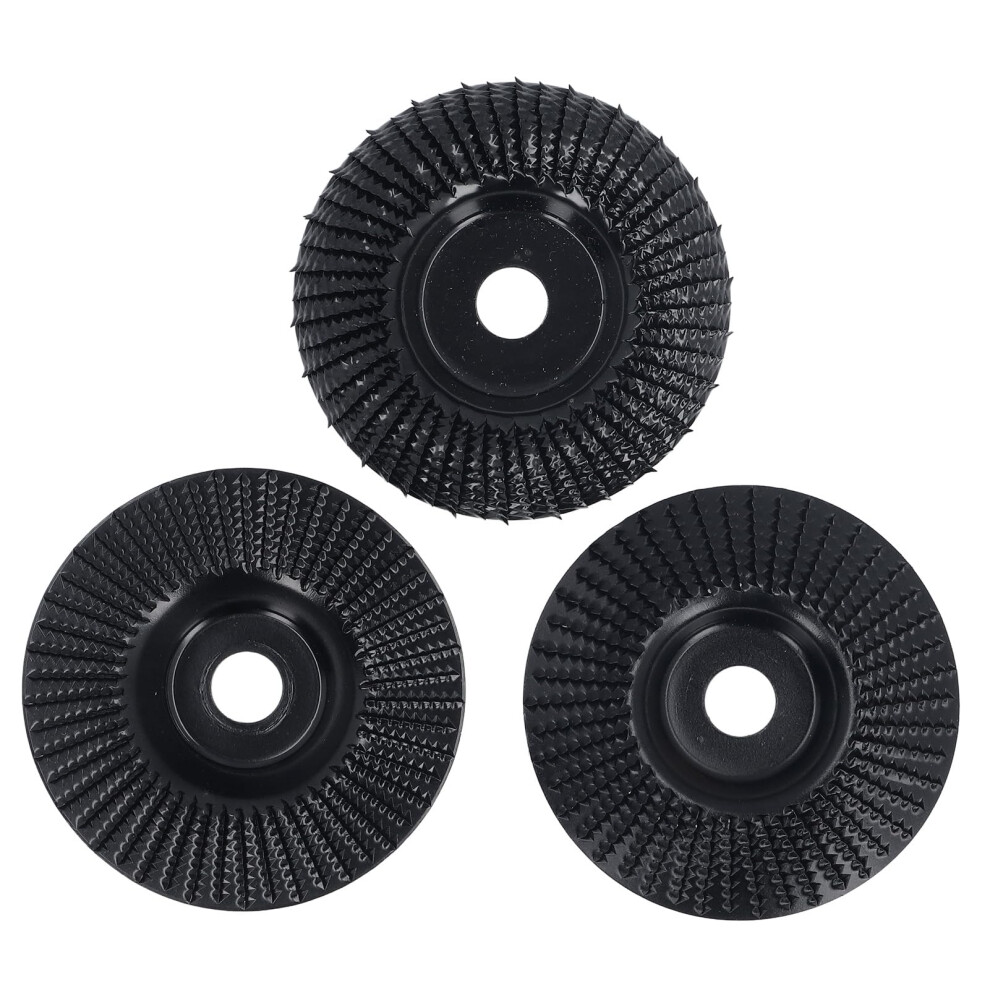 3Piece Wood Grinding Wheel Set, 100 Mm Carbon Steel Discs For Angle Grinder Ref: 5404 9119770893321