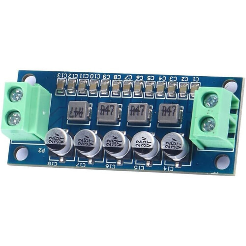 DC Power Filter DC 35V Signal Filter Module Lowpass filter Reduces power supply ripple Ref: 7596 2