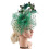 Couvre-chef papillon Style mariage, accessoire de mariage,-BL 6