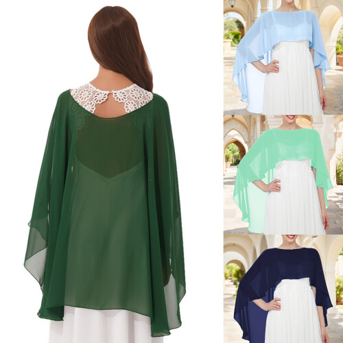 Pull élégant châle enveloppant le cou avec-Bleu marine profond 2