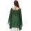 Pull élégant châle enveloppant le cou avec-Bleu marine profond 5