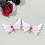 Delicate Winged Hair Bows For Baby-Black Left and left models 6