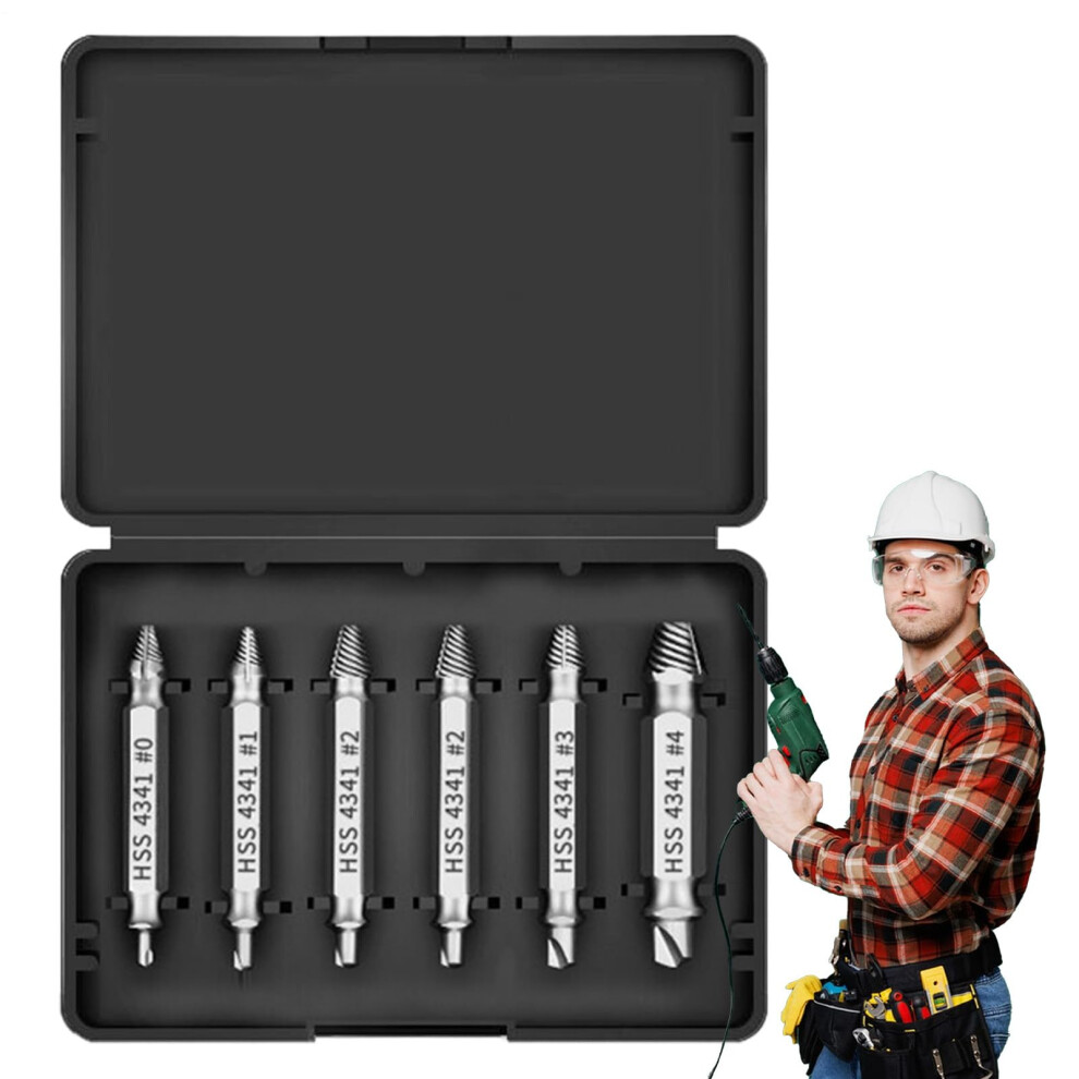 Screw Extractor Set, Rusty Screws Bolt Remover For Car, Metal, Woodworking Ref: 5962 9119770893499