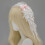 Gothic Punk Haarband Met Engelenvleugel Ontwerp Stof-Wit poeder 7