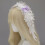 Gothic Punk Haarband Met Engelenvleugel Ontwerp Stof-Wit poeder 6