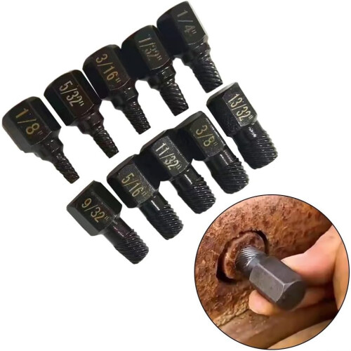 Extraction Tools 10piece screw extractor set for professionals and DIY projects. 2