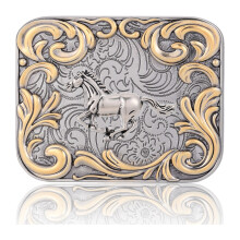 Stylish Horse Belt Buckle Delicate Retro Horse-Running a horse