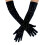 Gants longs pour boîte de nuit, gants à manches d'opéra pour 1