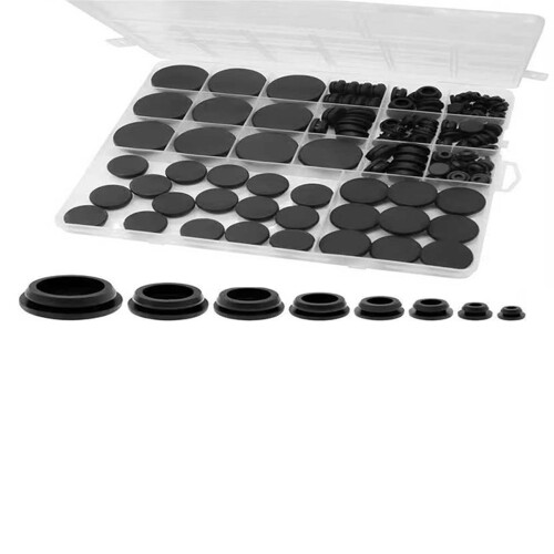 125Pieces Silicone Rubber Plugs Heat Resistant Cold Proof