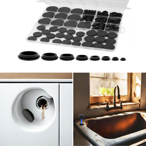 125Pieces Silicone Rubber Plugs Heat Resistant Cold Proof 1