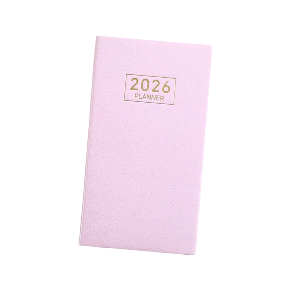 2026 A6 Notepad Pocket Notebook Colorful Memo Book Small- Pink 7696001162736