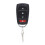 Porte-clés télécommande clonée, appairage simple, large application, télécommande universelle à fréquence fixe 433 MHz pour la sécurité de 1