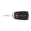 Porte-clés télécommande clonée, appairage simple, large application, télécommande universelle à fréquence fixe 433 MHz pour la sécurité de 4