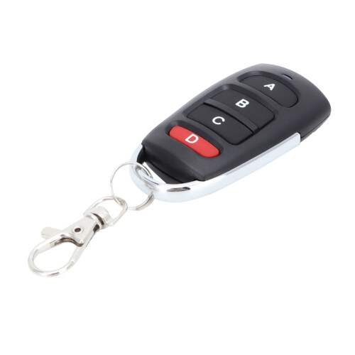 Porte-clés télécommande clonée, appairage simple, large application, télécommande universelle à fréquence fixe 433 MHz pour la sécurité de 1