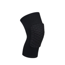 Knee Pads for Football and Running with Compression, Black, XXL