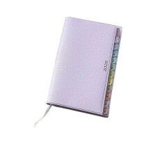 2026 Weekly Monthly Planner 220 Sheets Dated Leather Daily-pink