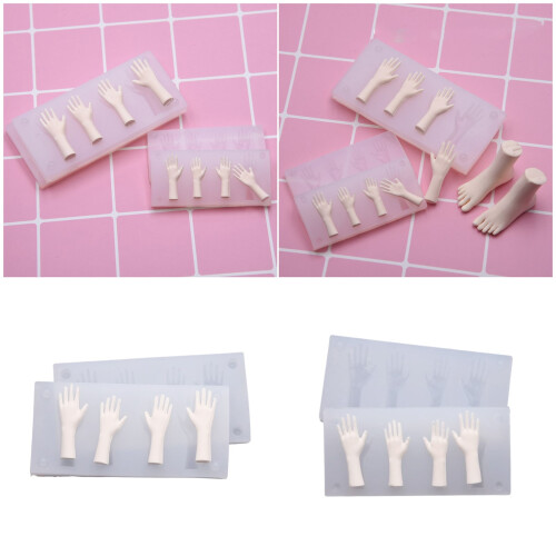 Skin Friendly Silicone Hand Mould for Safe Clay Projects-L 2