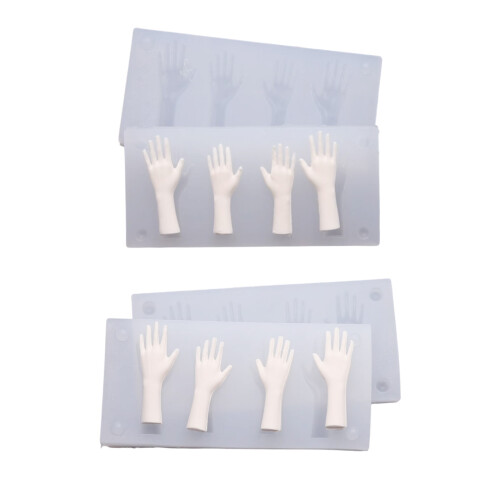 Skin Friendly Silicone Hand Mould for Safe Clay Projects-L 1