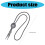Sophisticated Bolo Necktie With Adjustable Design-Silver 3