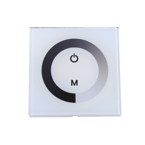 Efficiënte touchpanel dimmer voor ledstrips, éénkanaals controller met minimaal stroomverbruik. 1