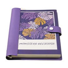 Interchangeable Rings Binder For Students-Monstera deliciosa