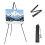 Metal Easel Display Stand For Artists Featuring Strong-Black 4