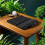 Garden bag for tools with comfortable seating and efficient storage solutions (black) 5
