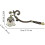 candle snuffer, candle snuffer with long handle, decorative accessories, wick, flame extinguishing tool Ref: 1166 5