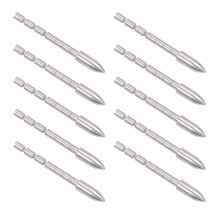 Pack With 10 Insert Arrowheads For Hunting And For Practicing Aiming. Made From HighQuality Stainless Steel. Insert Arrowheads Set