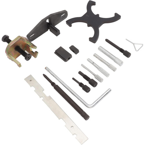 Engine Timing Tool Set for Ford Duratec, Carbon Steel Rust Proof Kit with Storage Box 2