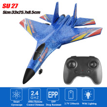 (ChinaBU SU-27) RC Skumflygplan SU-35 Flygplan 2.4G Radiostyrt Glidflygplan Fjärrstyrt Jaktflygplan Glidflygplan