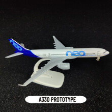 (AIRBUS A330) Skala 1:250 Metallflygreplika, Qatar A380 Flygplansmodell Flygplansminiatyr, Rumsdekor Julklapp
