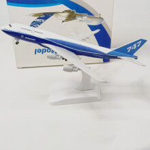 (A) 20 cm gjuten B747 prototyp legering simuleringsmodell flygplan souvenir ornament presentdisplay saml