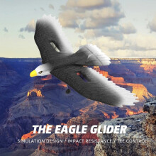 (China2CH 1Battery) Eagle RC Flygplan BM17 2.4G 3CH Bionisk RC Flygplan Fjärrstyrd Glidflygplan Skumflygplan Leksaker Pr