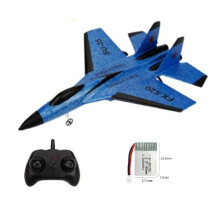 (blue 1B) RC-flygplan SU-35 med LED-lampor fjärrkontroll flygande modellglidflygplan 2.4G jaktplan hobbyflygpl