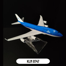(97.KLM B747) 1:400 Metallflygplansreplika Aeroflot Siberia Transaero RU Airlines Skalaplansmodell Aviation Di