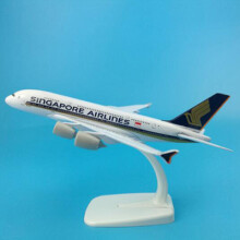 (Singapore blue A380) 20 cm 1:300 skala A320 A330 A350 A350 B747 B787 flygbolag flygplan flygplan legeringsmodell leksak f