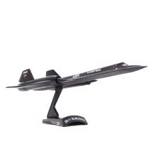 (A) Gjuten legering 1/200 skala 1958 amerikanskt spaningsflygplan SR-71 modell metall gjuten och leksaks