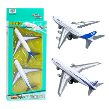 (AChina) 2 st/set dra tillbaka flygplan babyglidande flygplan leksak mini legering flygplan för barn flygplan