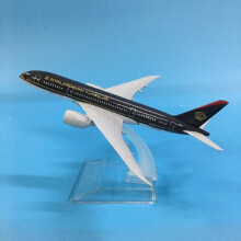 (Photo Color) JASON TUTU 16 cm Flygplansmodell Flygplansmodell ROYAL JORDANIA Boeing 787 Flygplansmodell 1:400 Gju