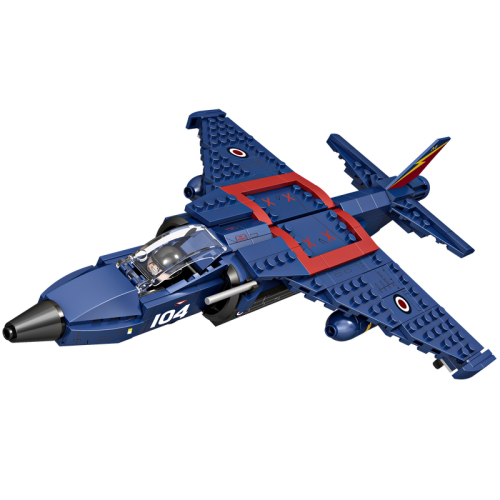 (FC4104China) A-10 attackflygplan jaktplan attackplan displaymodell mini militärflygplan byggstenar beväpnad luft