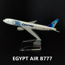 (161.EGYPT B777) Skala 1:400 Metallflygplansmodell, Turkiskt B777 Flygplan Gjuten Flygplansminiatyr, Barnrum