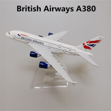 (British A380) NY 16 cm legeringsmetall Air AERO MONGOLIA ERJ ERJ145 JU-1800 Airlines gjuten modellflygplan
