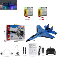 (800mAh blue 2B) 800mAh SU-35 Enhanced Edition Storbatteri RC Flygplan Avion RC Flygande Modell Segelflygplan Barn Fj