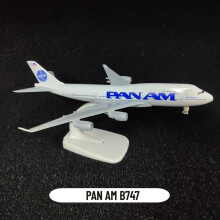 (PAM AM B747) Skala 1:250 Metallflygreplika, Qatar A380 Flygplansmodell Flygplansminiatyr, Rumsdekor Julklapp