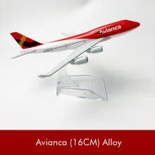 (as pictureChina) 16 cm simuleringslegering flygplansmodell Airbus Boeing 747 flygplansmodell pressgjuten modell metal